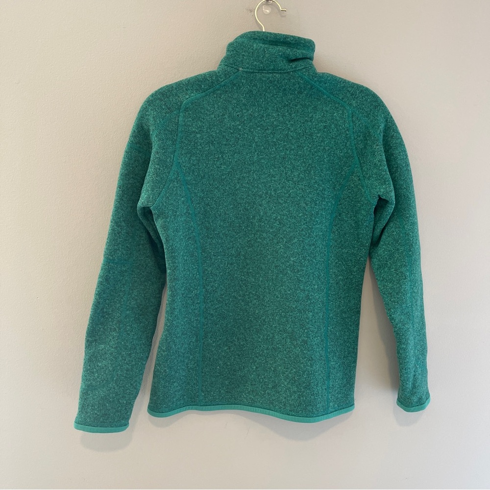 Patagonia Better Sweater 1/4 Zip Fleece Womens Size Medium Green Style #25617 - Picture 7 of 11